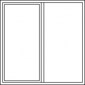 Horizontal Slider Window No Grid